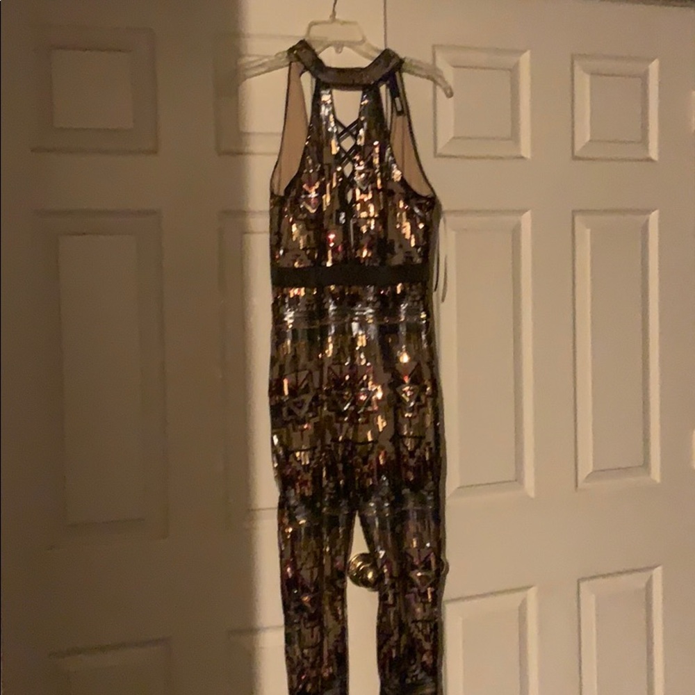 NWT Sequined Jump Suit Sz Small